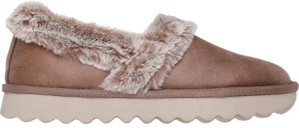 Skechers COZY UP Dámske zateplené papuče, hnedá, veľkosť