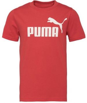 Puma ESSENTIALS N0. 1 LOGO TEE B Chlapčenské tričko, červená, veľkosť