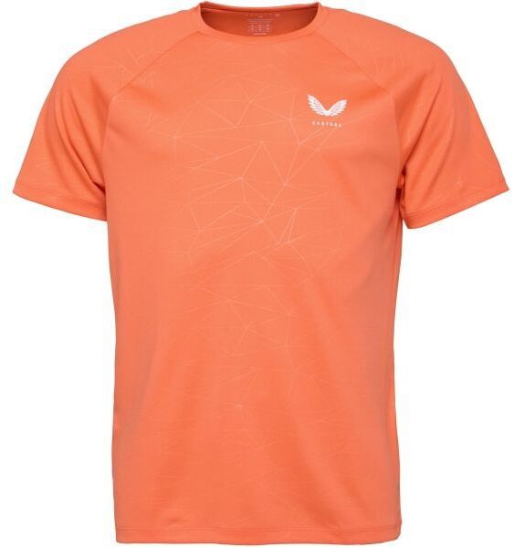 CASTORE AOP SS T-SHIRT Pánske športové tričko, oranžová, veľkosť