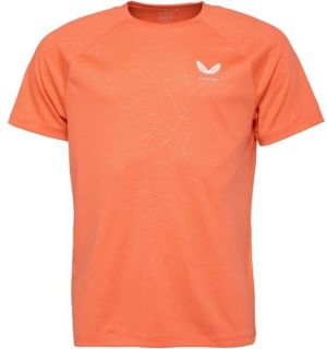 CASTORE AOP SS T-SHIRT Pánske športové tričko, oranžová, veľkosť