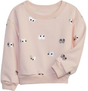GAP BABY Detská mikina, ružová, veľkosť 5Y