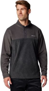 Columbia STEENS MOUNTAIN HALF SNAP II Flísová mikina, tmavo sivá, veľkosť