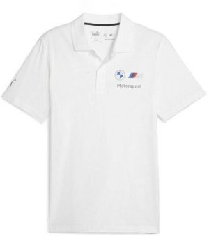 Puma BMW M MOTORSPORT ESS Pánske polo tričko, biela, veľkosť
