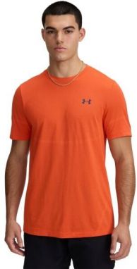 Under Armour RUSH LEGACY Pánske športové tričko, oranžová, veľkosť L