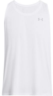 Under Armour LAUNCH SINGLET Pánske tielko, biela, veľkosť S
