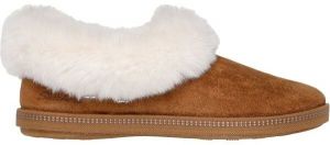 Skechers COZY CAMPFIRE Dámske zateplené papuče, hnedá, veľkosť