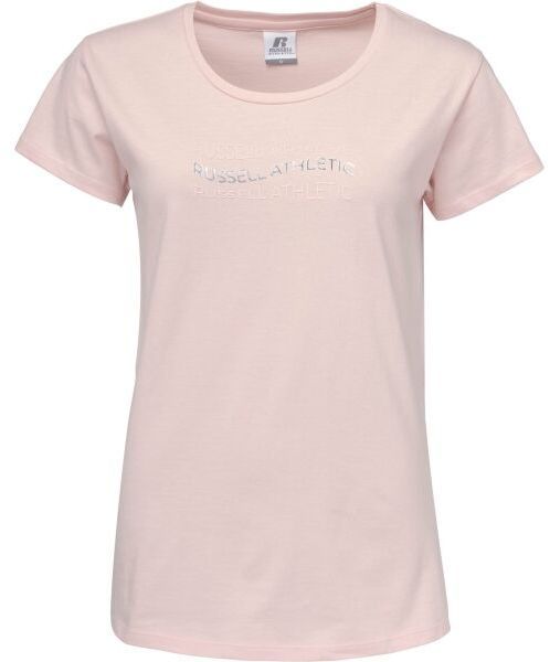 Russell Athletic SS CREW T-SHIRT Dámske tričko, ružová, veľkosť