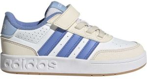 adidas BREAKBASE J Detská voľnočasová obuv, biela, veľkosť
