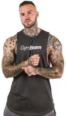 GymBeam CUT OFF Pánske tielko, tmavo sivá, veľkosť