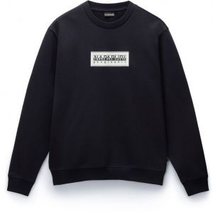 Napapijri B-BOX LOGO Pánska mikina, čierna, veľkosť