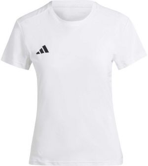 adidas ADIZERO ESSENTIALS TEE Dámske bežecké tričko, biela, veľkosť