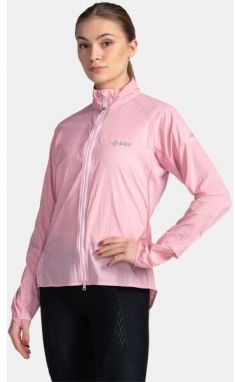 KILPI TIRANO Dámska ľahká bežecká bunda, lososová, veľkosť