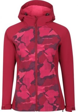 ALPINE PRO IBECA Dámska softshellová bunda, ružová, veľkosť