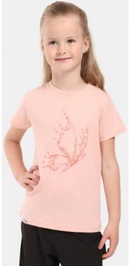 KILPI MALGA Dievčenské bavlnené tričko, oranžová, veľkosť