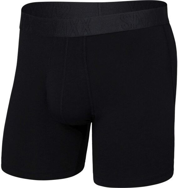 SAXX DROPTEMP COOLING COTTON BOXER BRIEF FLY Chladiace boxerky, čierna, veľkosť