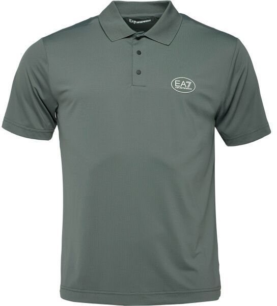 EA7 DYNAMIC ATHLETE GOLF Pánska polokošeľa, tmavo sivá, veľkosť