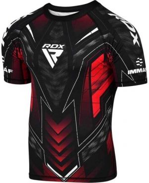 RDX IMMAF APPROVED HALF SLEEVES COMPRESSION SHIRT Kompresné tričko, čierna, veľkosť
