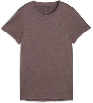 Puma W TAD ESSENTIAL HEATHER TEE Dámske tričko, hnedá, veľkosť