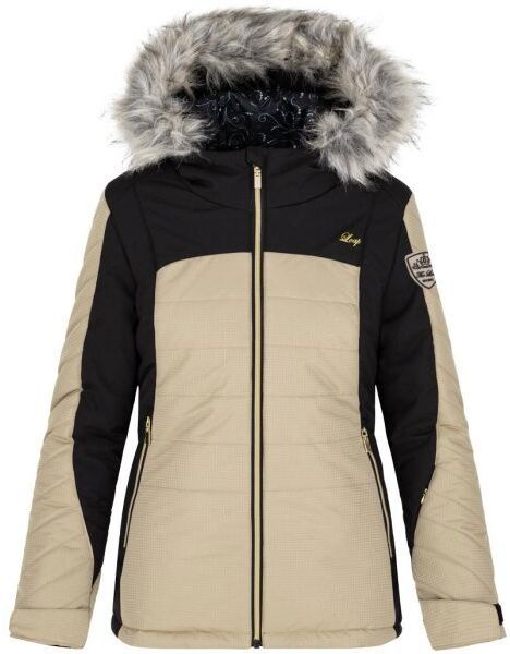 LOAP OKIDASA Dámska lyžiarska bunda, béžová, veľkosť