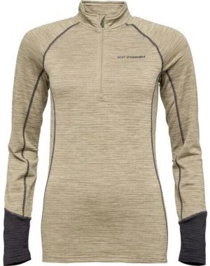 TRIMM CLINIC LADY Dámska mikina, khaki, veľkosť