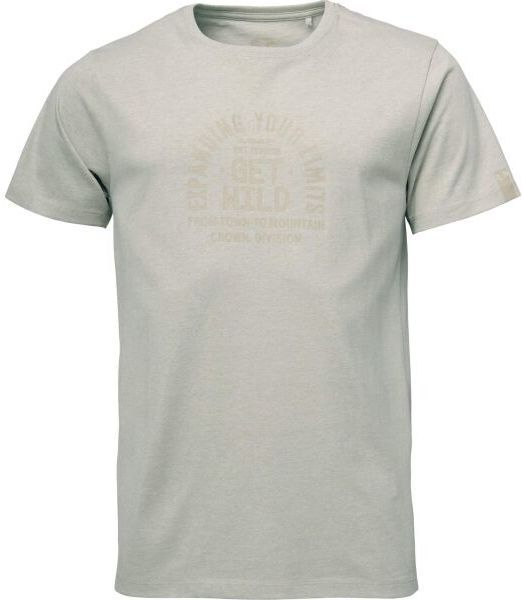 LOAP BORUM Pánske fashion tričko, béžová, veľkosť