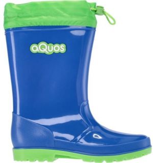 AQUOS RASTY J COLLAR Chlapčenské gumáky, modrá, veľkosť