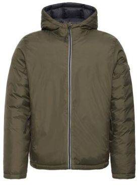 BLEND BHELGAR REVERSIBLE Pánska zateplená bunda, khaki, veľkosť XXXL