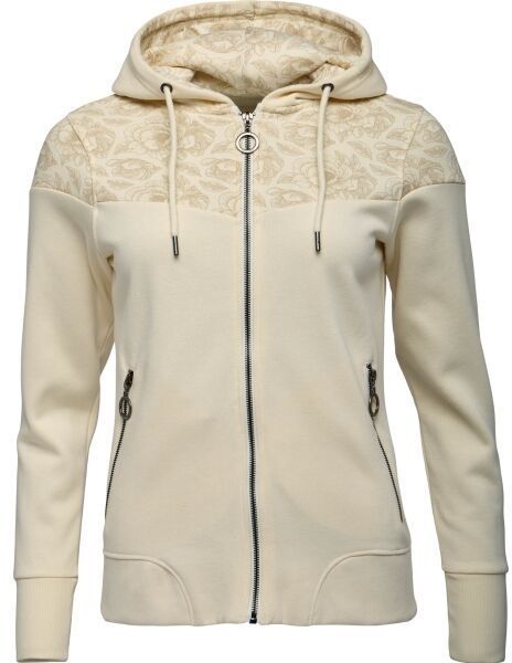 Willard KALIMA Dámska celorozopínacia mikina, béžová, veľkosť XXL