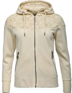 Willard KALIMA Dámska celorozopínacia mikina, béžová, veľkosť XXL