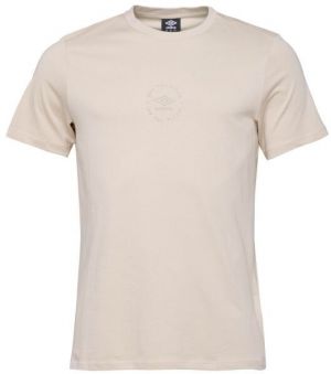 Umbro RLXS TEE ESSENTIALS Pánske tričko, béžová, veľkosť