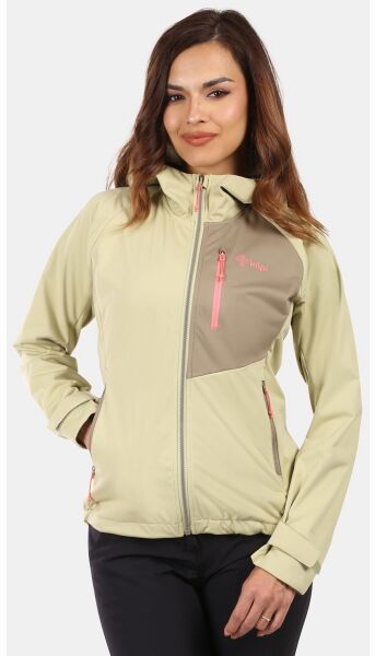 KILPI BELTRA Dámska softshellová bunda, béžová, veľkosť