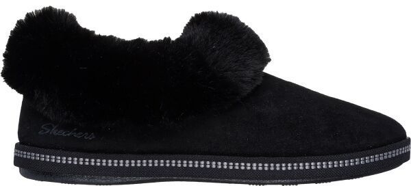 Skechers COZY CAMPFIRE Dámske zateplené papuče, čierna, veľkosť