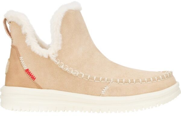 HEY DUDE CAMDEN SUEDE Dámska voľnočasová obuv, béžová, veľkosť