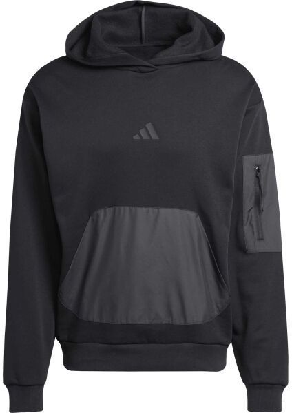 adidas M CITY ESCAPE HD GD Pánska mikina, čierna, veľkosť