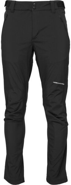 Northfinder SYLVESTER Pánske softshellové nohavice, čierna, veľkosť