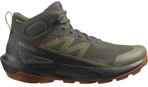 Salomon ELIXIR ACTIV MID GTX Pánska turistická obuv, khaki, veľkosť 43 1/3