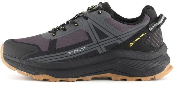ALPINE PRO AUREL Pánska outdoorová obuv, tmavo sivá, veľkosť
