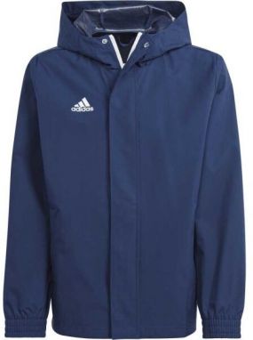 adidas ENT22 AW JKTY Juniorská futbalová bunda, tmavě modrá, veľkosť