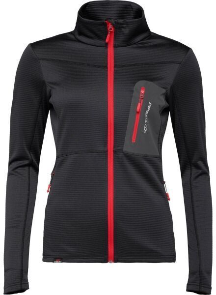 TRIMM MICRON LADY Dámska mikina, čierna, veľkosť