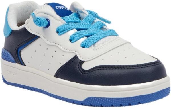 Geox J WASHIBA Chlapčenská voľnočasová obuv, biela, veľkosť