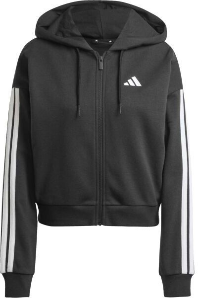 adidas ESSENTIALS 3-STRIPES FRENCH TERRY Pánska mikina, čierna, veľkosť