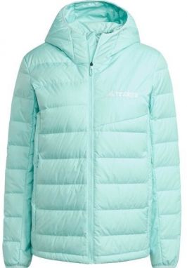adidas TERREX MULTI LIGHT DOWN HOODED JACKET Dámska bunda, tyrkysová, veľkosť