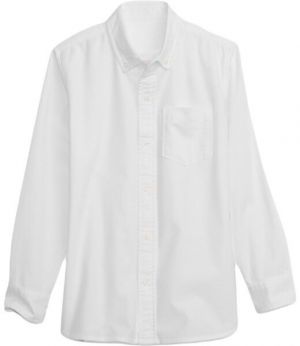 GAP OXFORD Detská košeľa, biela, veľkosť