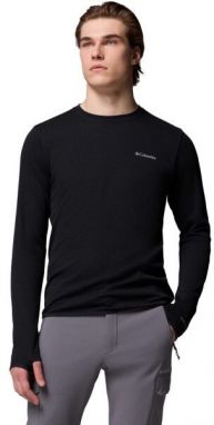Columbia TECH TRAIL UTILITY WARM LS CREW Pánske funkčné tričko, čierna, veľkosť
