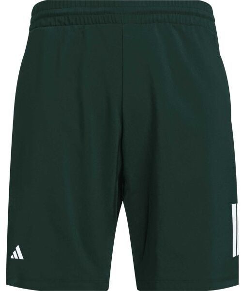 adidas CLUB 3STR SHORT Pánske tenisové kraťasy, tmavo zelená, veľkosť