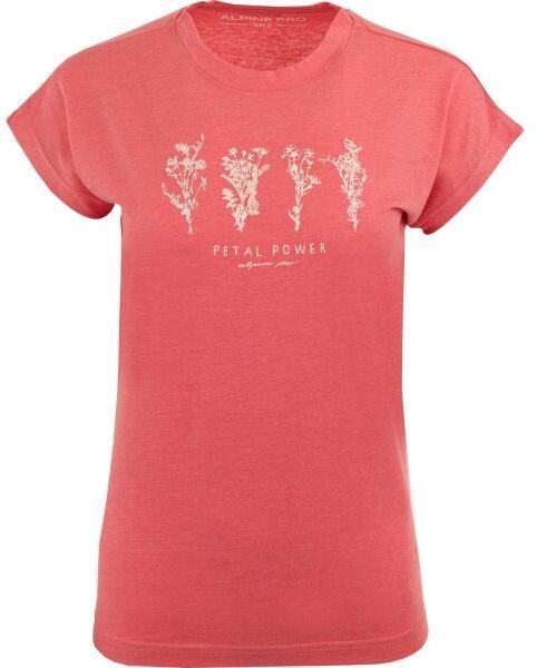 ALPINE PRO KILA Dámske tričko, lososová, veľkosť