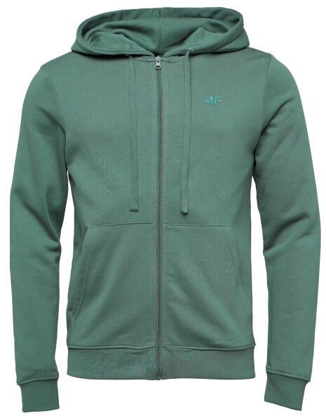4F SWEATSHIRT Pánska mikina, zelená, veľkosť