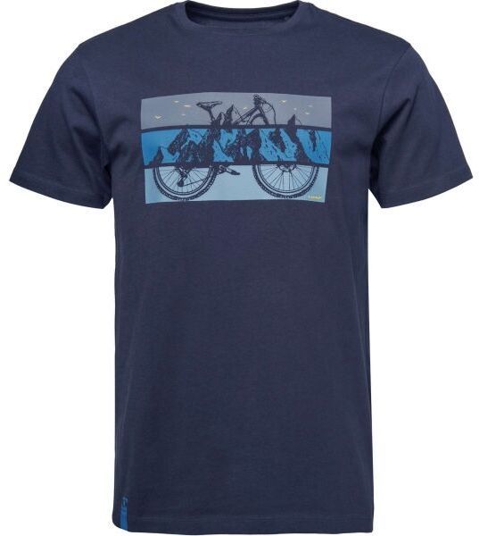 LOAP BRUM Pánske tričko, tmavo modrá, veľkosť