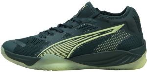 Puma ELIMINATE NITRO SQD 4 Pánska obuv na hádzanú, tmavo zelená, veľkosť 41