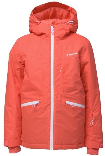 Head SUKI Dievčenská lyžiarska bunda, lososová, veľkosť 140-146